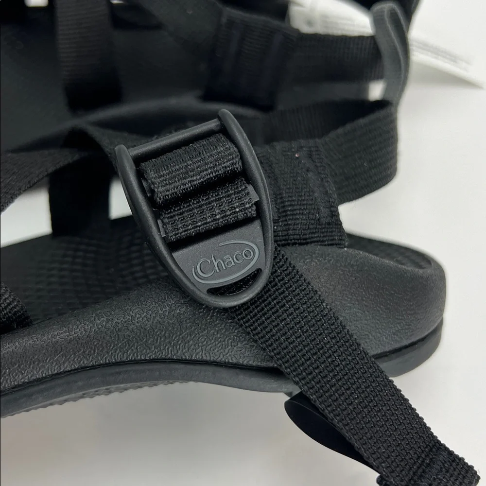 Chaco Z/1 EcoTread Sandal Black Unisex Kids US 2 New NWT Outdoor Hiking